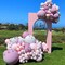 180pcs Pastel Pink Purple Balloon Garland Arch Kit Butterfly Stickers Baby Shower Decorations for Girl Birthday Party Bridal Shower Bachelorette Engagement Party Decorations